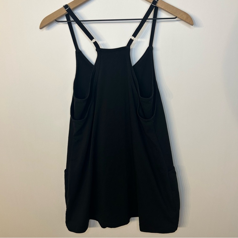 Caracilia Black Sleeveless Athletic Mini Dress with Romper, Size XS - Picture 11 of 12